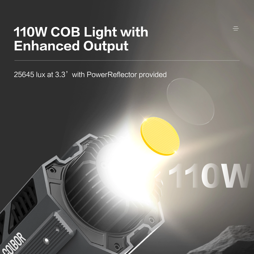 Осветитель Colbor CL100XM (5600K) - фото 8