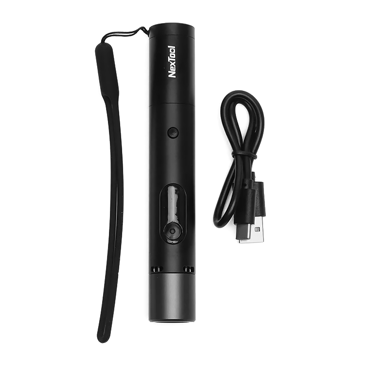 Фонарь NexTool NE20042 Peep-Proof Flashlight Чёрный внешний аккумулятор xiaomi mi 50w power bank 20000mah чёрный pb200szm