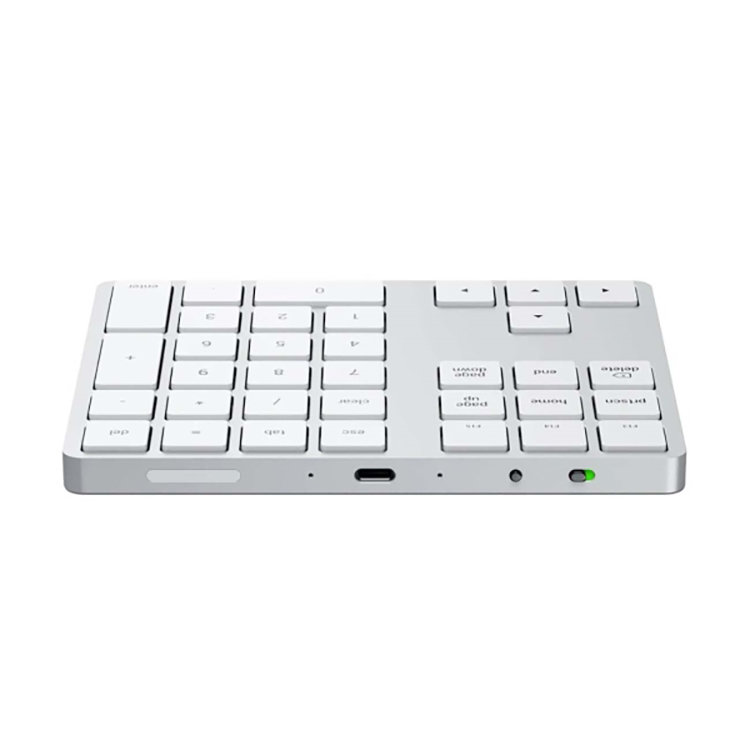 Беспроводной блок клавиатуры Satechi Aluminum Extended Keypad Серебряный ST-XLABKS - фото 3