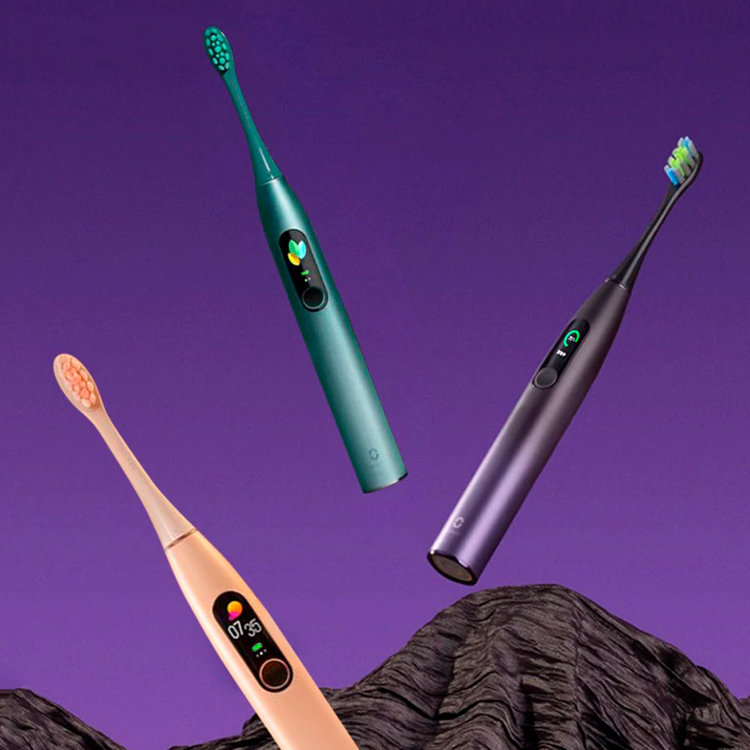 Электрическая зубная щетка Xiaomi Oclean X Pro Фиолетовая - фото 4