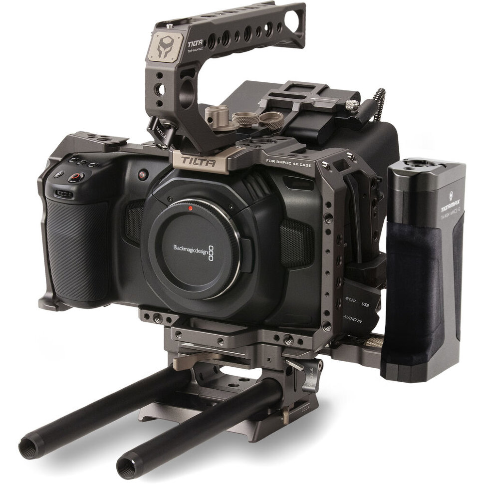 Клетка Tilta Advanced Kit для BMPCC 4K/6K Tilta Gray TA-T01-A-G кинокамера blackmagic pocket cinema camera 6k pro cinecampochdef06p