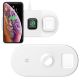 Беспроводная зарядка Baseus Smart 3in1 Phone+Watch+Pods (18W MAX) Белая - Изображение 96242