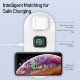 Беспроводная зарядка Baseus Smart 3in1 Phone+Watch+Pods (18W MAX) Белая - Изображение 96243
