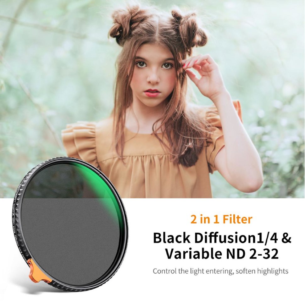 Светофильтр K&F Concept Nano X Black mist 1/4 ND2-32 67мм KF01.1813 умные часы omthing e joy plus wod003 black