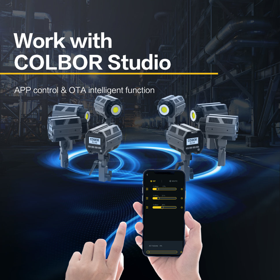 Осветитель Colbor CL60R RGB - фото 3
