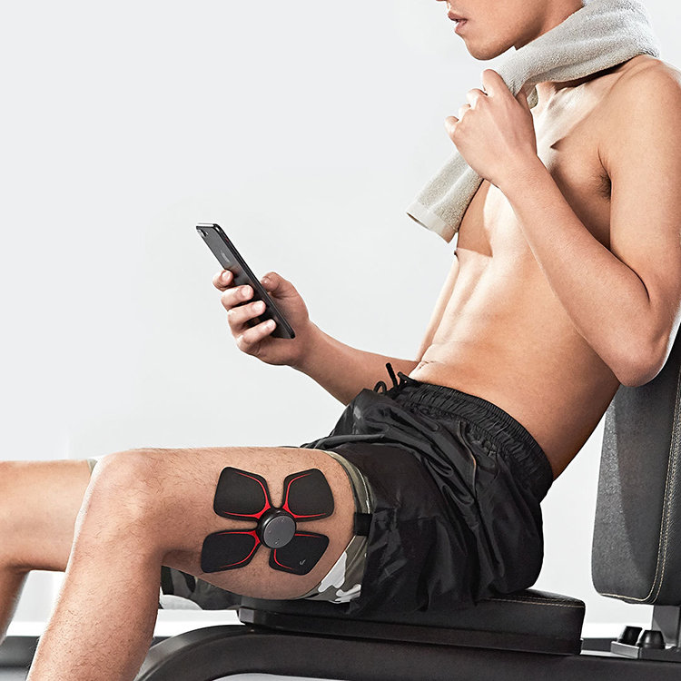 Массажер для тела с электрическо-импульсной стимуляцией нервов и мышц Xiaomi LeFan Magic Sticker LF-H105 Чёрный