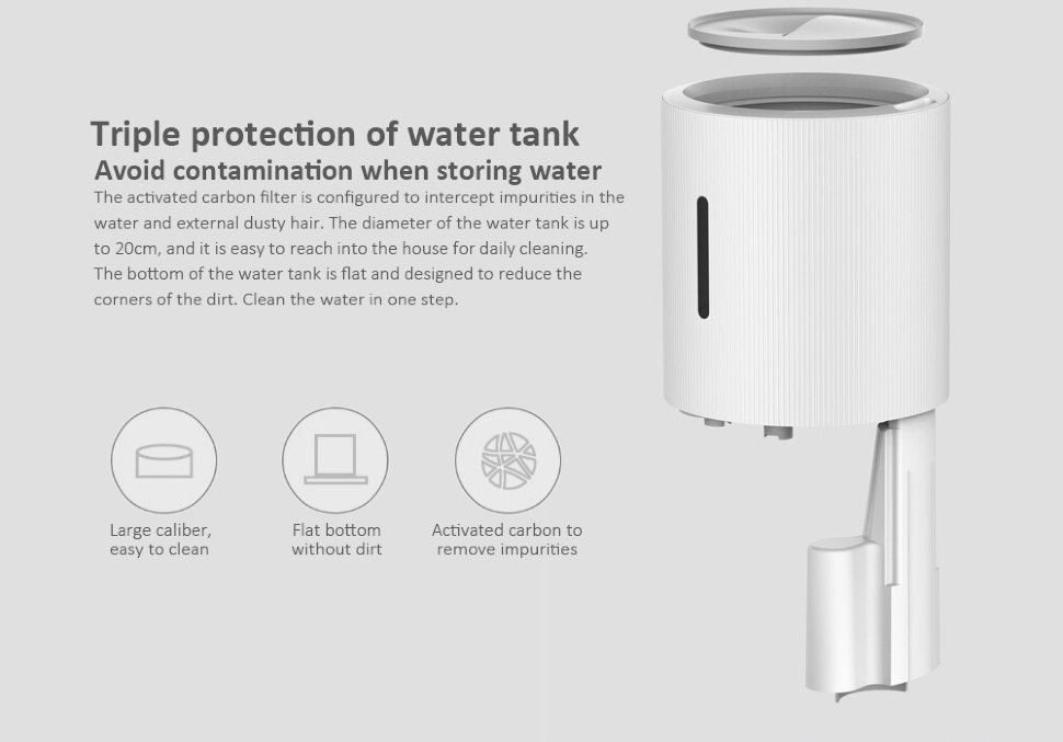 Увлажнитель воздуха Xiaomi Deerma Water Humidifier SJS100 DEM-SJS100 - фото 7