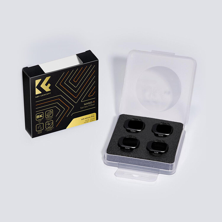 Комплект светофильтров K&F Concept ND для DJI Mini 4 Pro (4шт) SKU.2085 - фото 5