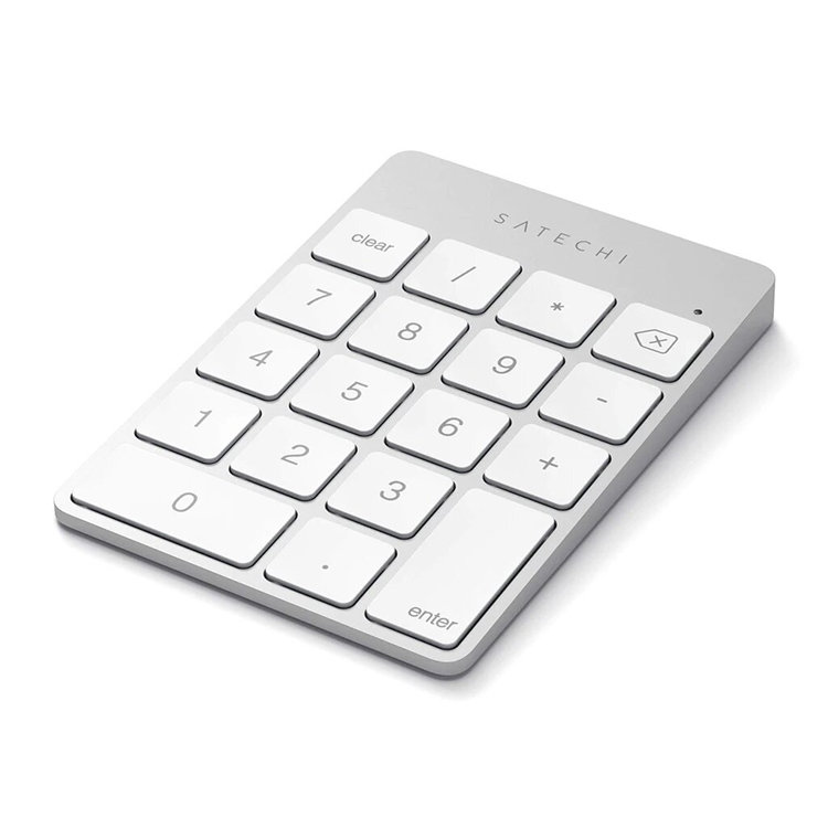 Беспроводной цифровой блок клавиатуры Satechi Aluminum Slim Keypad Numpad Серебро ST-SALKPS - фото 2