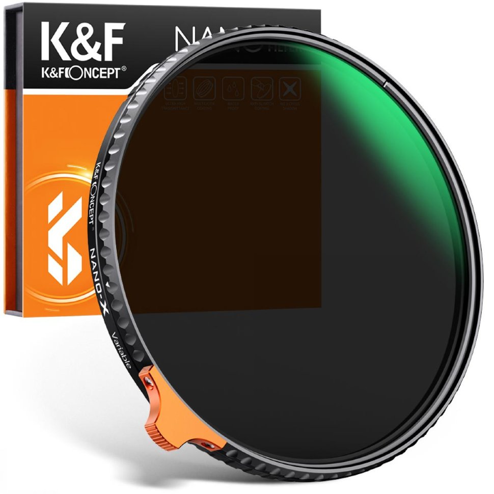 Светофильтр K&F Concept Nano-X ND2-400 58мм KF01.1461