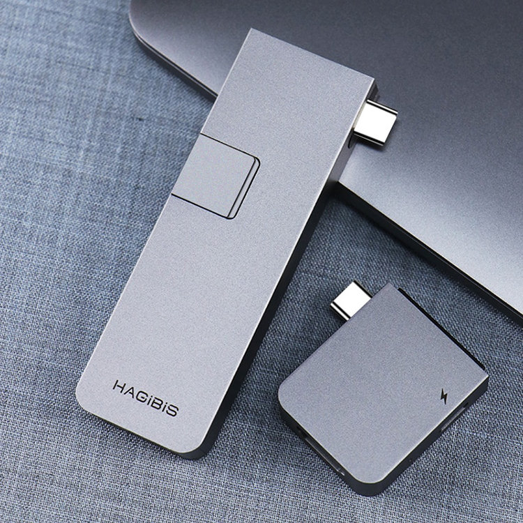 USB-разветвитель Xiaomi HAGiBiS MC1L Type-C Data Hub Adapter - фото 1