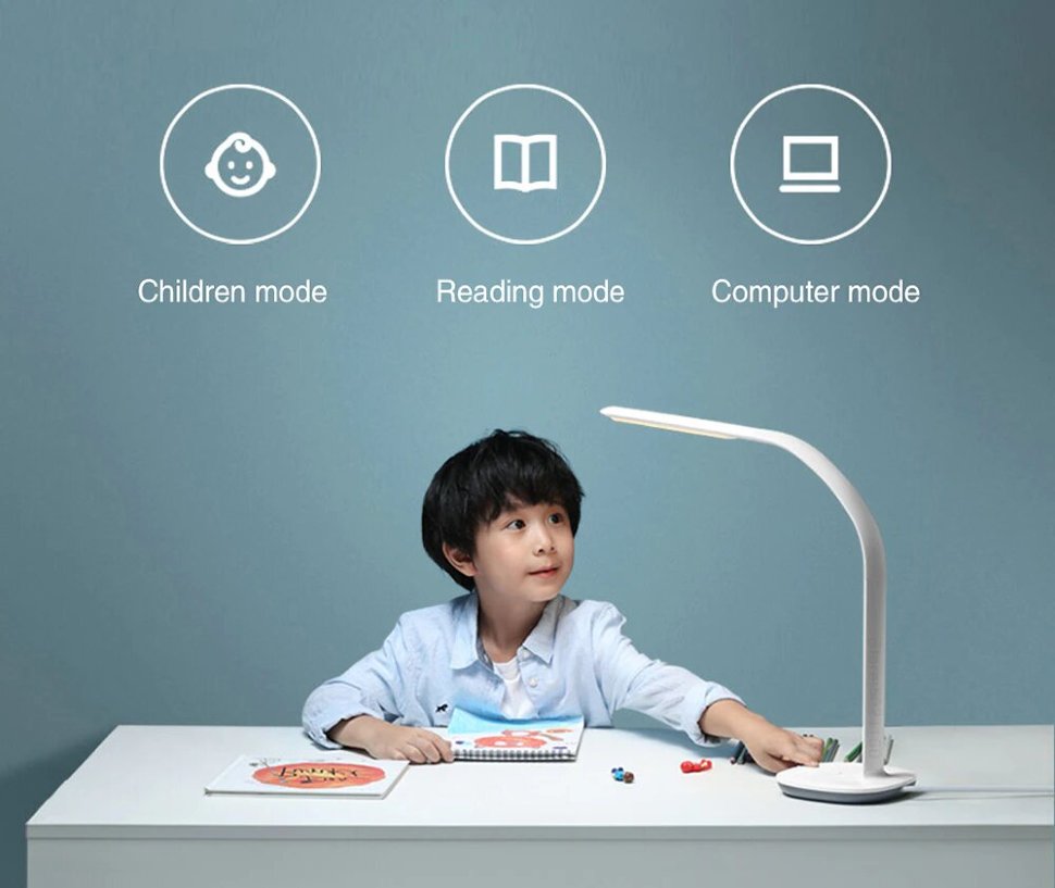 Лампа настольная Xiaomi Philips Eyecare Smart Lamp 3 Белая - фото 7