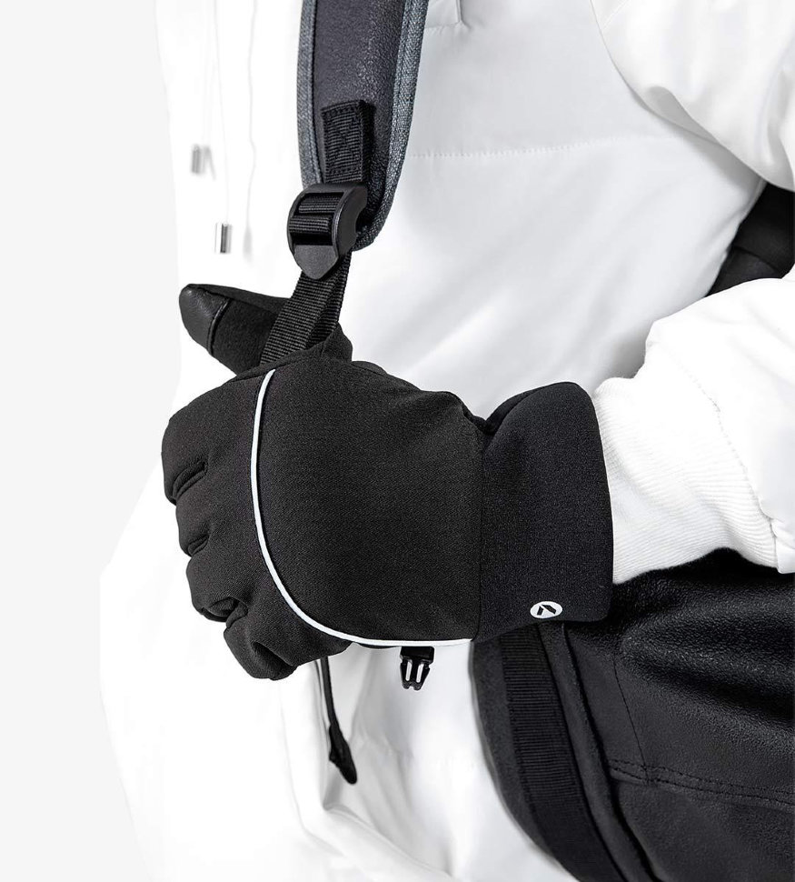 Перчатки спортивные Xiaomi QIMIAN Velvet warm touch screen gloves (M) ST702S - фото 2