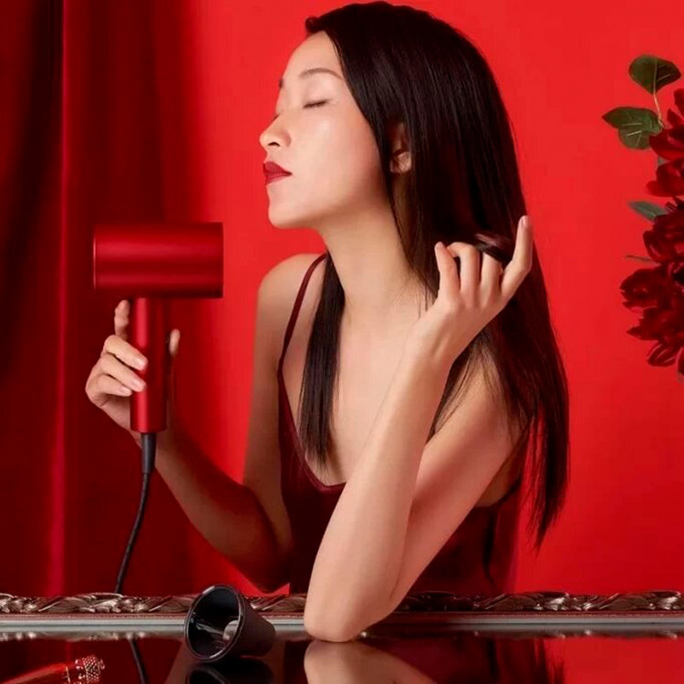 Фен для волос Xiaomi Showsee Hair Dryer A5 Красный A5-R - фото 1