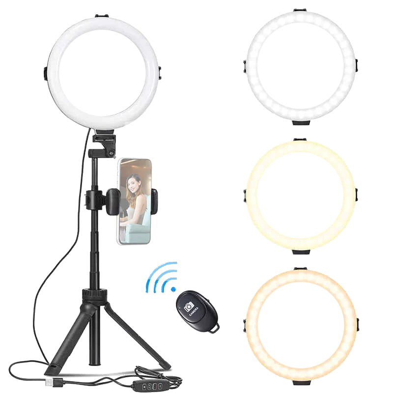 Комплект осветителей Ulanzi VIJIM Vlog Tripod Kit (2шт) 2209 комплект кольцевой подсветки для видеомикрофона 6 3 дюйма 16 см