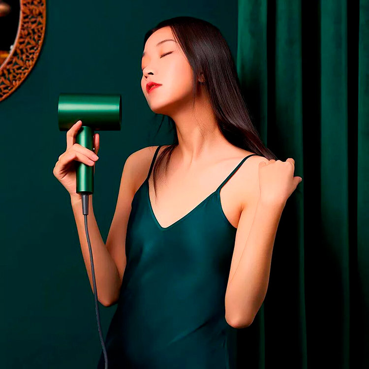 Фен для волос Xiaomi Showsee Hair Dryer A5 Зеленый A5-G - фото 2