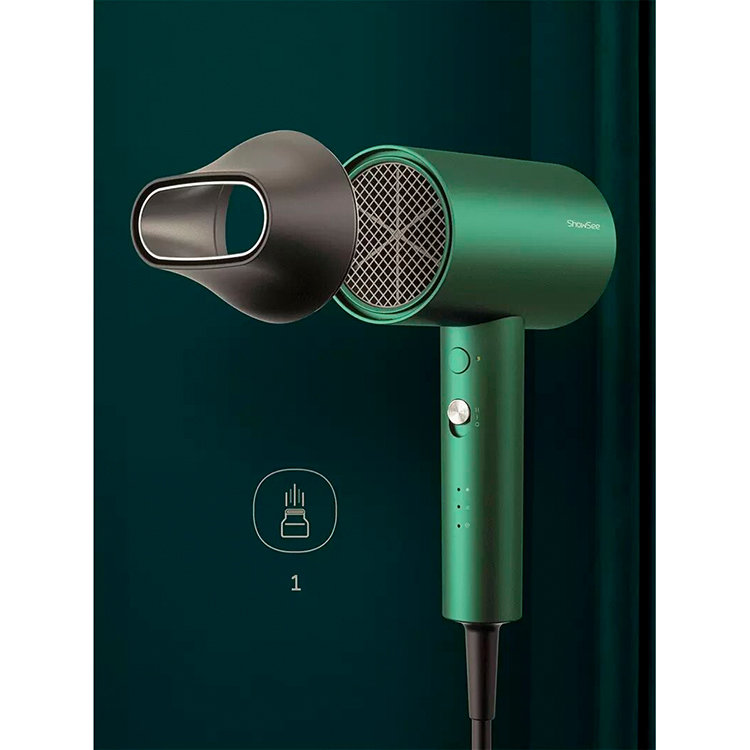 Фен для волос Xiaomi Showsee Hair Dryer A5 Зеленый A5-G - фото 6