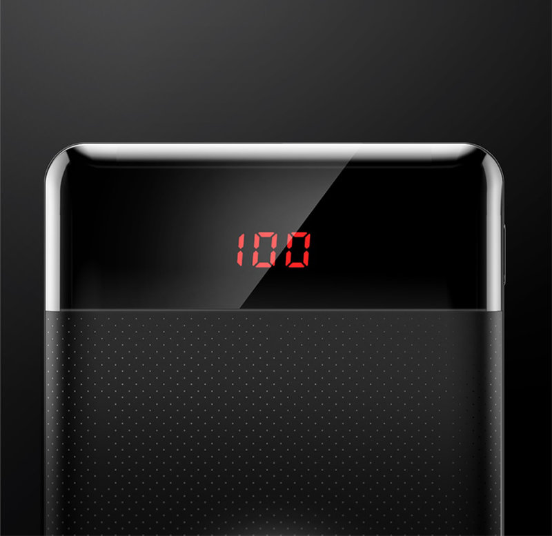 Внешний аккумулятор с дисплеем Baseus Mini Cu 10000mAh Чёрный PPALL-AKU01 - фото 4
