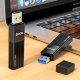 Кардридер HOCO HB20 Mindful USB 2.0 SD/microSD Чёрный - Изображение 203112