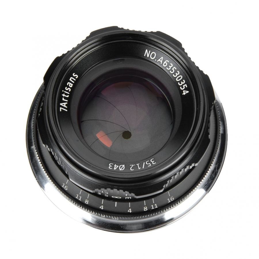 Объектив 7Artisans 35mm F1.2 Nikon Z mount Чёрный A805B - фото 7