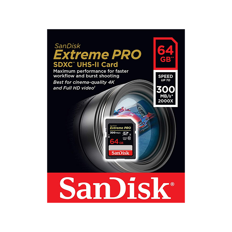 Карта памяти Sandisk Extreme Pro SDXC 64GB UHS-II SDSDXPK-064G-GN4IN - фото 3