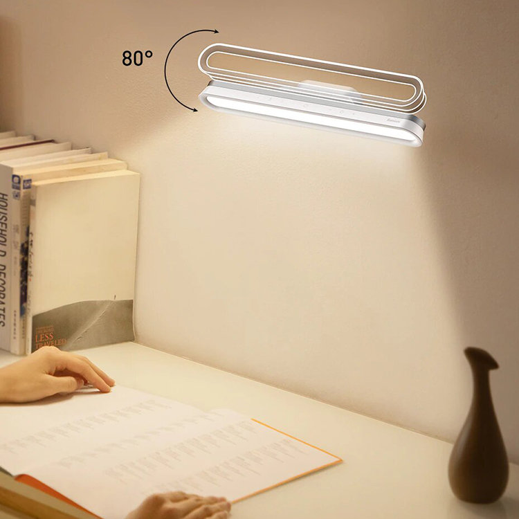 Магнитный светильник Baseus Magnetic Stepless Dimming Charging Desk Lamp Pro Белый DGXC-02 - фото 3