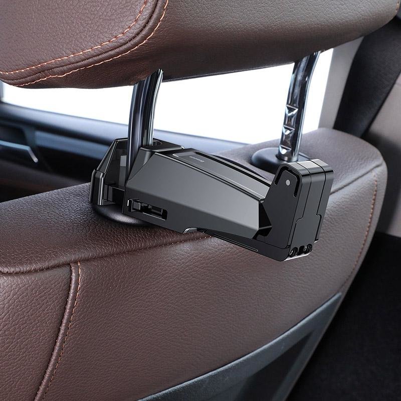 Держатель смартфона для подголовника Baseus backseat vehicle phone holder Чёрный SUHZ-A01 - фото 2