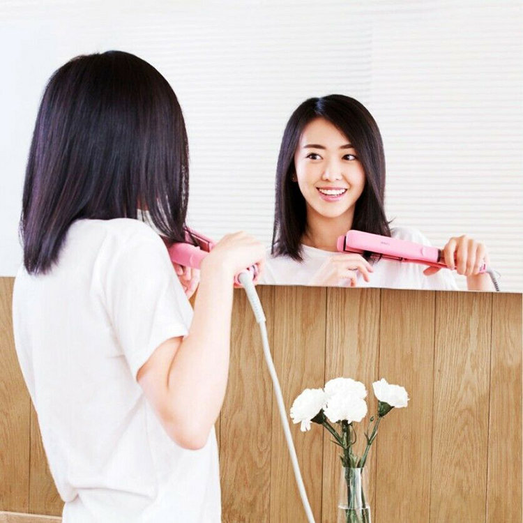 Паровой выпрямитель для волос Xiaomi Yueli Hot Steam Straightener HS-521 Розовый - фото 8