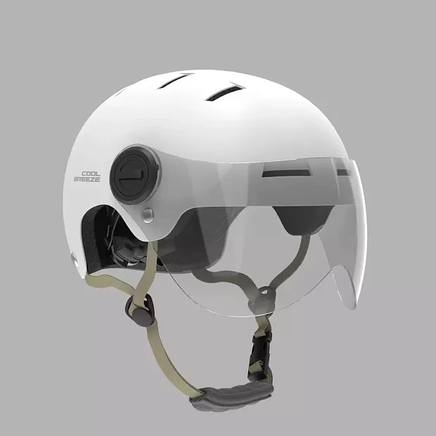 Шлем HIMO Riding Helmet K1M Белый (57-61см) шлем защитный в комплекте с наушниками и забралом se3782