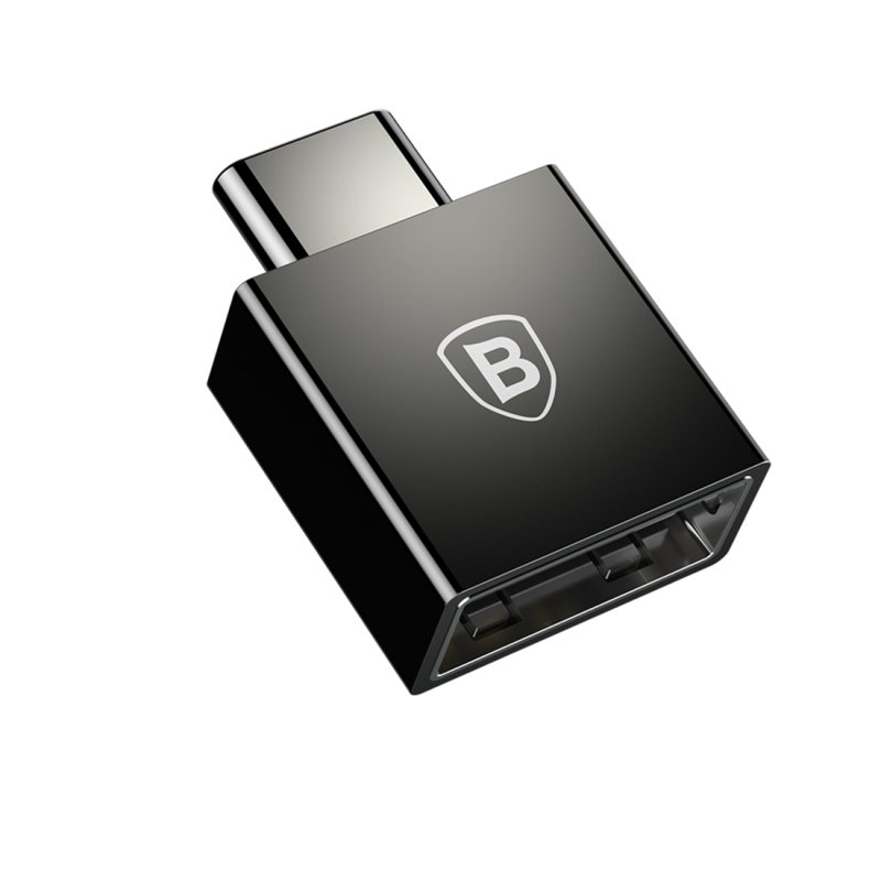 Переходник Baseus Exquisite Type-C х USB Чёрный CATJQ-B01
