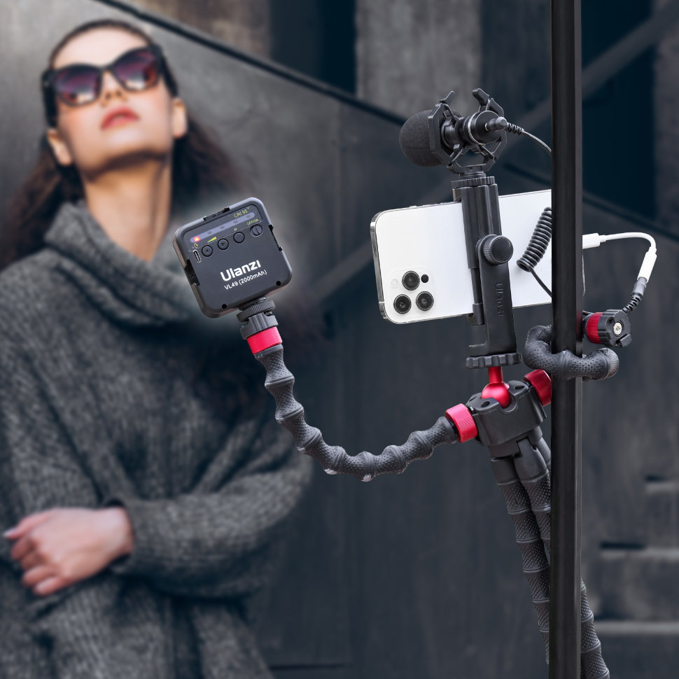 Комплект для мобильной съёмки Ulanzi Video Kit for Vlog 2810 портативный 1 4 винт 3 ноги 3 футов штатив monopod unipod базы стенд держатель поддержка dslr камеры