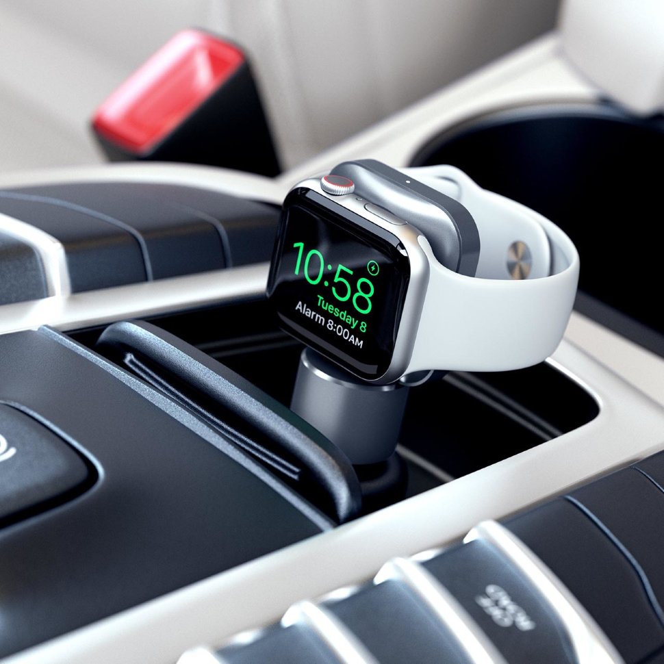 Зарядное устройство Satechi Magnetic Charging Dock для Apple Watch ST-TCMCAWM беспроводное зарядное устройство red line qi 10 для apple watch 2вт usb белый ут000017731