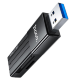 Кардридер HOCO HB20 Mindful USB 3.0 SD/microSD Чёрный - Изображение 203113