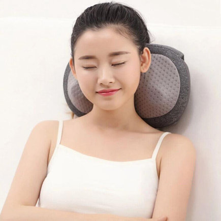 Массажная подушка Xiaomi LeFan Kneading Massage Pillow Серая LF-YK006 - фото 2