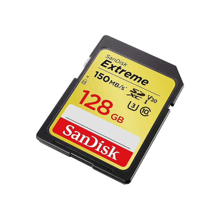 Карта памяти Sandisk Extreme SDXC Card 128GB V30 UHS-I U3 SDSDXV5-128G-GNCIN - фото 2