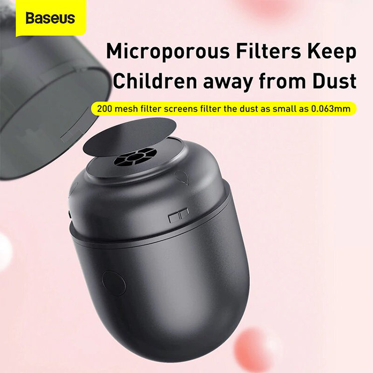 Пылесос Baseus C2 Capsule Vacuum Cleaner Чёрный CRXCQC2-01 - фото 6