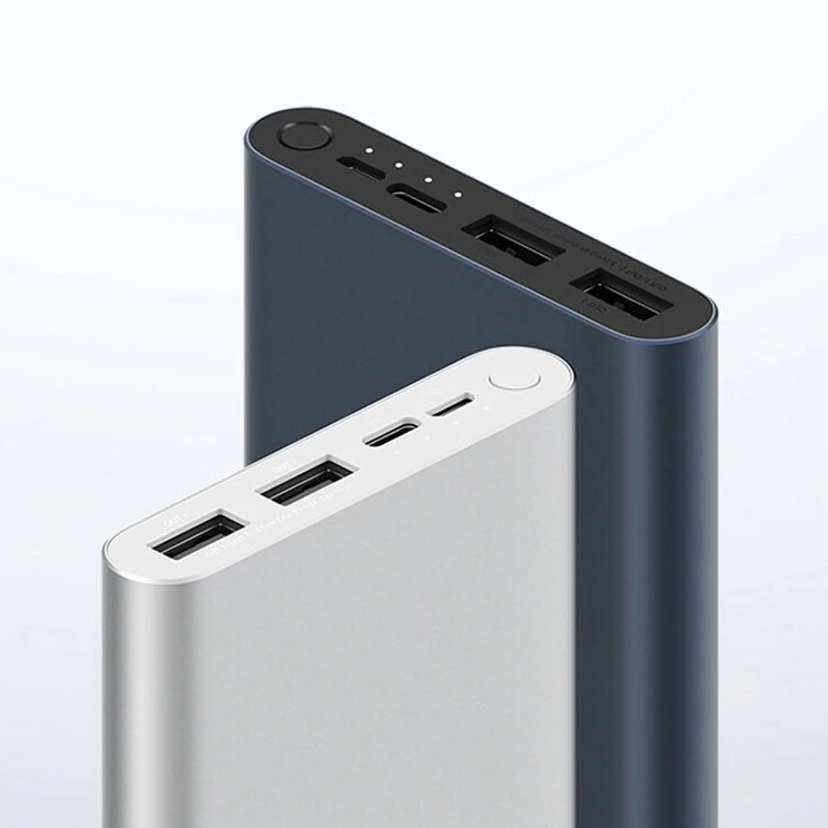 Внешний аккумулятор Xiaomi Mi Power Bank 3 10000mAh 18W Fast Charge Серебро PLM13ZM