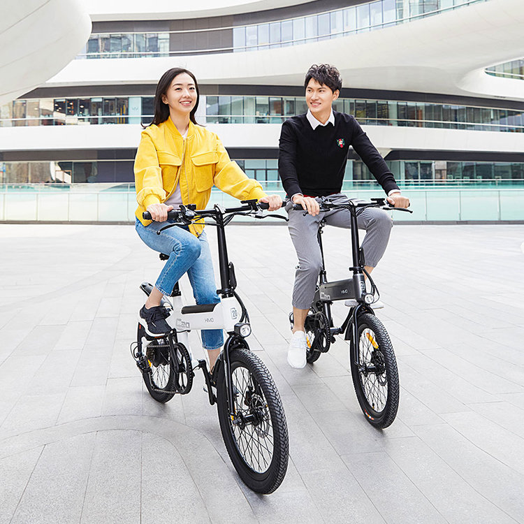 Электровелосипед Xiaomi HIMO C20 Electric Power Bicycle Серый - фото 6