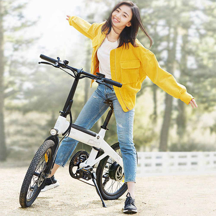 Электровелосипед Xiaomi HIMO C20 Electric Power Bicycle Серый - фото 8
