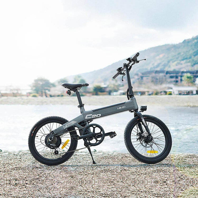 Электровелосипед Xiaomi HIMO C20 Electric Power Bicycle Серый - фото 3