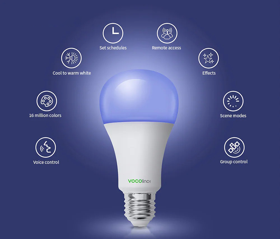 Умная лампочка VOCOlinc L3 Smart WiFi Light Bulb - фото 3
