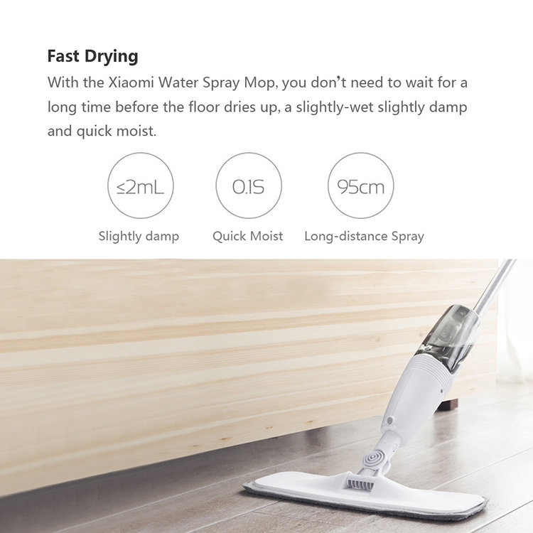 Швабра Xiaomi Deerma Del Mar Spray Mop с распылителем TB500 - фото 6