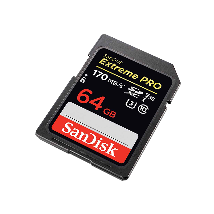 Карта памяти Sandisk Extreme Pro SDXC Card 64GB V30 UHS-I U3 SDSDXXY-064G-GN4IN
