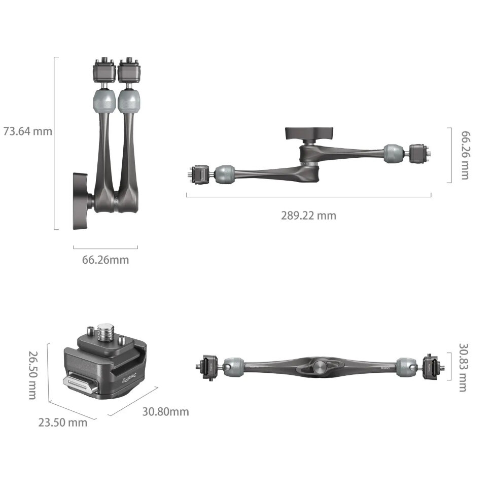 Magic Arm SmallRig HawkLock H21 QR Rosette (11