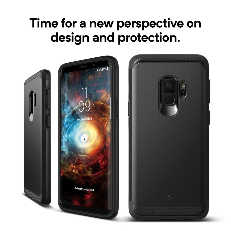 Чехол Caseology Legion для Galaxy S9 Black CO-GS9-LGN-BK - фото 6