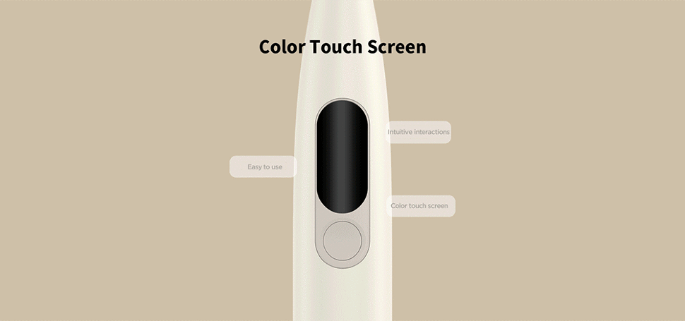 Электрическая зубная щетка с дисплеем Xiaomi Oclean X Sonic Electric Toothbrush Белая - фото 5