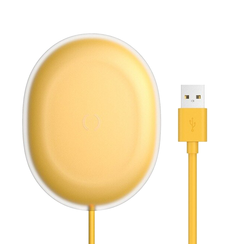 Беспроводная зарядка Baseus Jelly 15W Желтая WXGD-0Y - фото 1