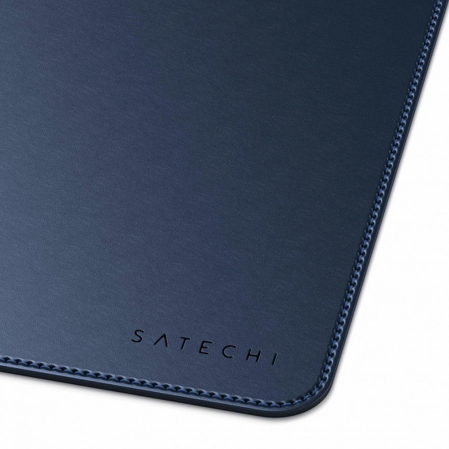 Коврик Satechi Eco Leather Deskmate для компьютерной мыши Синий ST-LDMB - фото 4