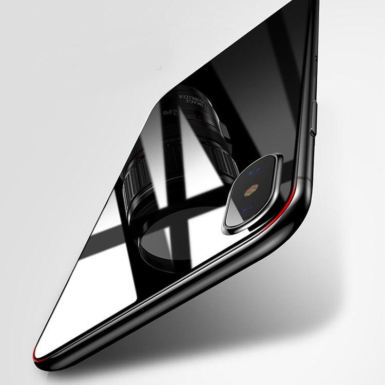 Переднее + заднее стекло Baseus Glass Film Set для iPhone X Черные SGAPIPHX-TZ01 - фото 5