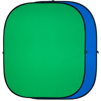 Фон хромакей GreenBean Twist 180 х 210 Синий/Зелёный